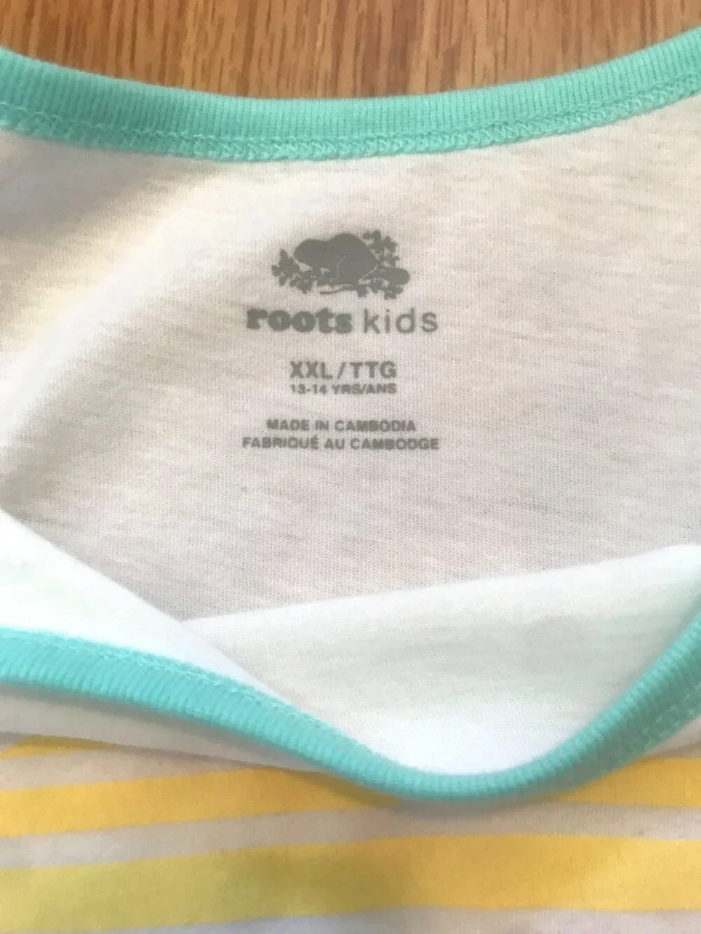Roots girls shirt